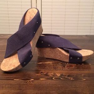 Cork wedges!